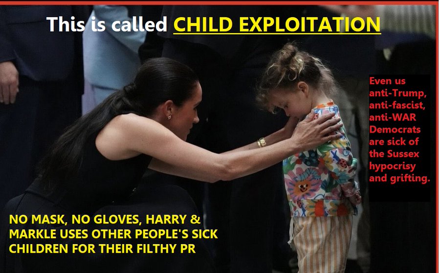 BeeWilde2's tweet image. Prince Harry and Meghan Markle are selling crap via @RoyalFamily titles incl./their alleged "offspring" to cash-in💰--using their grift in #Australia where they failed to attract the crowds.🤔cc: @KensingtonRoyal

#DumbPrince #PrinceHarry #Megxit #YachtGirl #MeghanMarkle