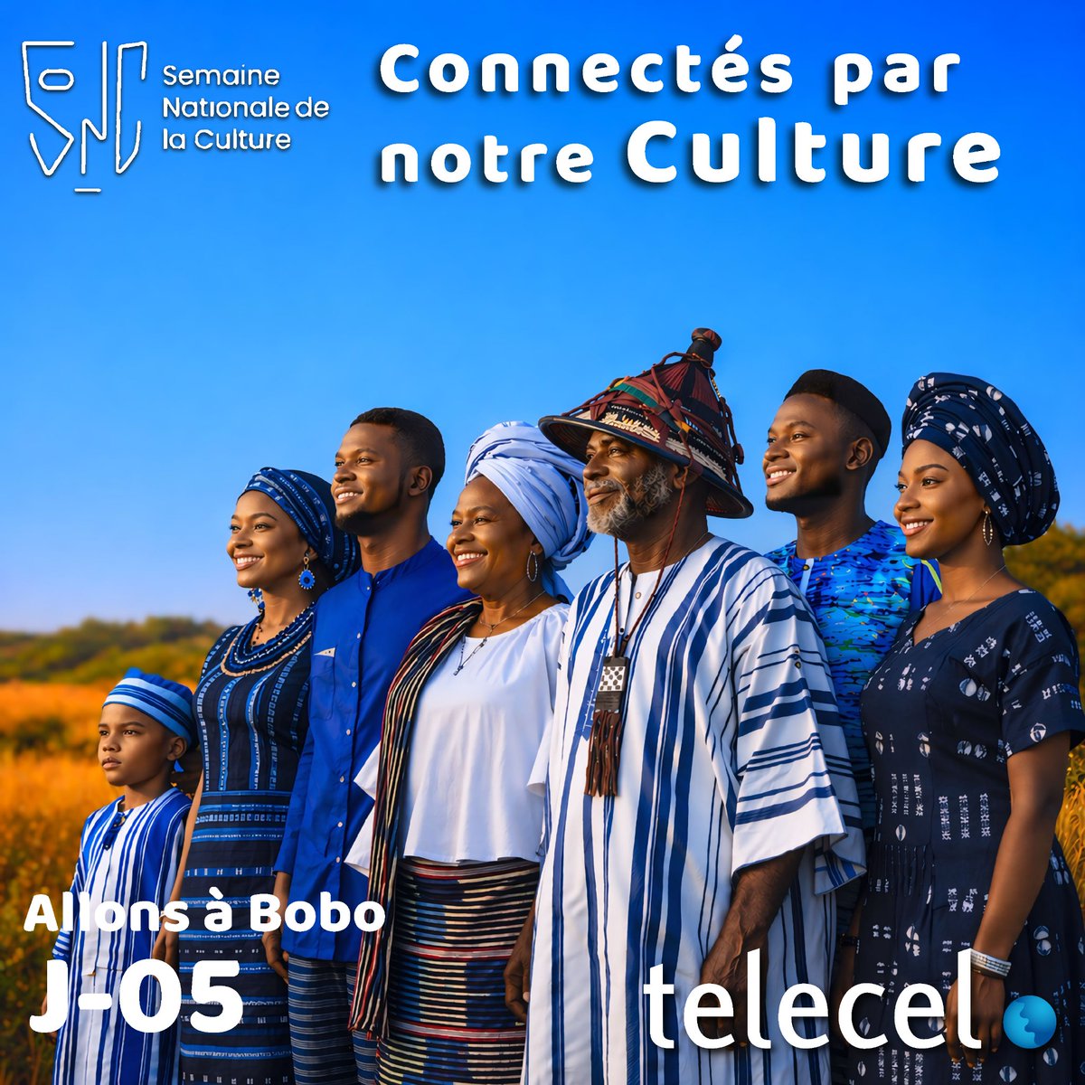 Telecel_Faso's tweet photo. 🇧🇫 SNC 2026 J-5 pour mettre le cap sur la belle cité de Sya et partager des moments uniques,
Connectés par notre culture et fiers de notre patrimoine.

Alors n'attends plus,
Viens, et ensemble,
Allons à Bobo !

#OffrirPlus

#RéseauDuPeuple

#Allons_A_Bobo

#SNC226

#BurkinaFaso https://t.co/6LkCVBOb29