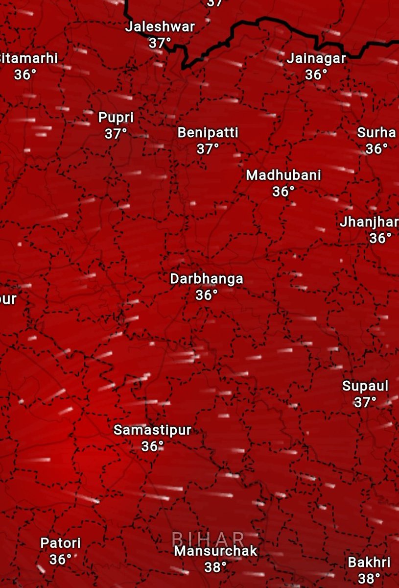 Weather of Mithila tweet media