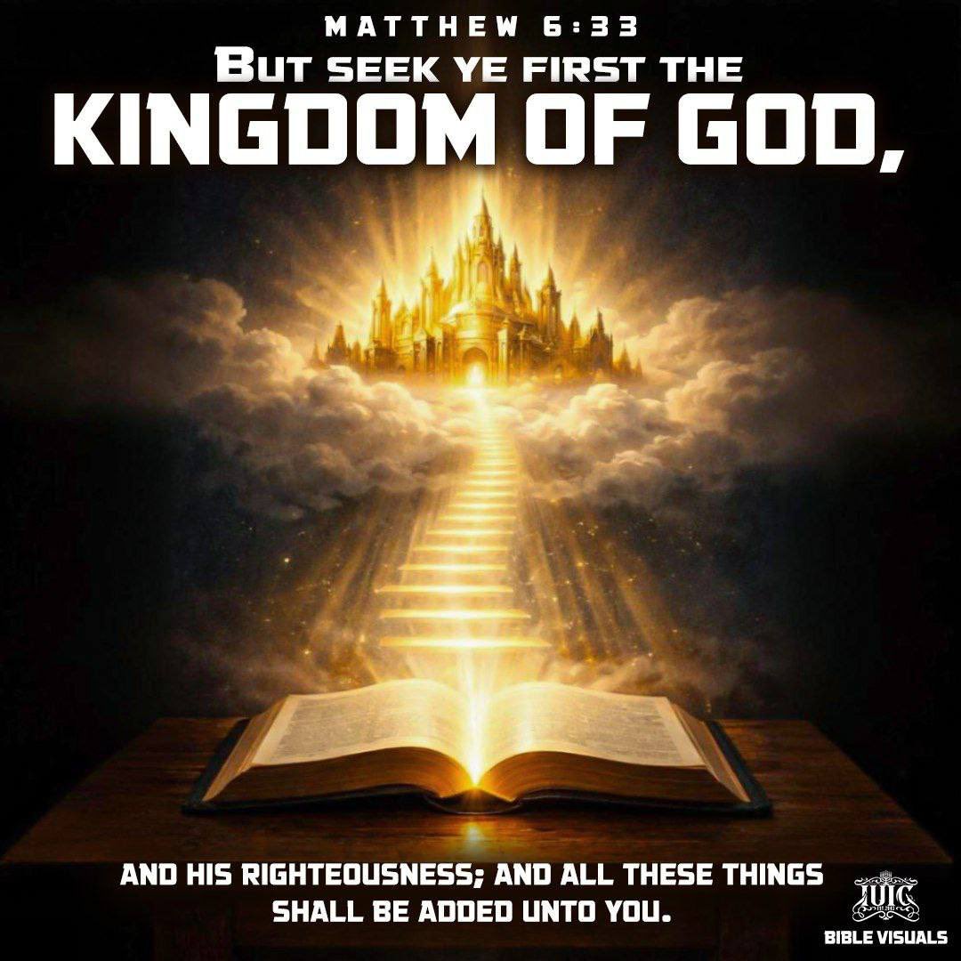Iuicqueenscamp's tweet image. Matthew 6:33 But seek ye first the kingdom of God, and his righteousness; and all these things shall be added unto you.

#DailyBread #BibleVisuals #Bible #Scriptures #IUIC #Israelites