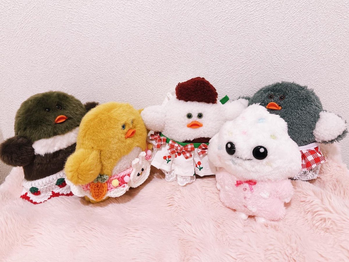 _na737373_'s tweet photo. ぬい活🫶🏻
ハンドメイドのぬい様たち〜！
作家さんが心を込めて生み出した大事な子を大切に大切に可愛がっていきます！！
（ハンドメイド大好き） https://t.co/JxZxVyrxi2