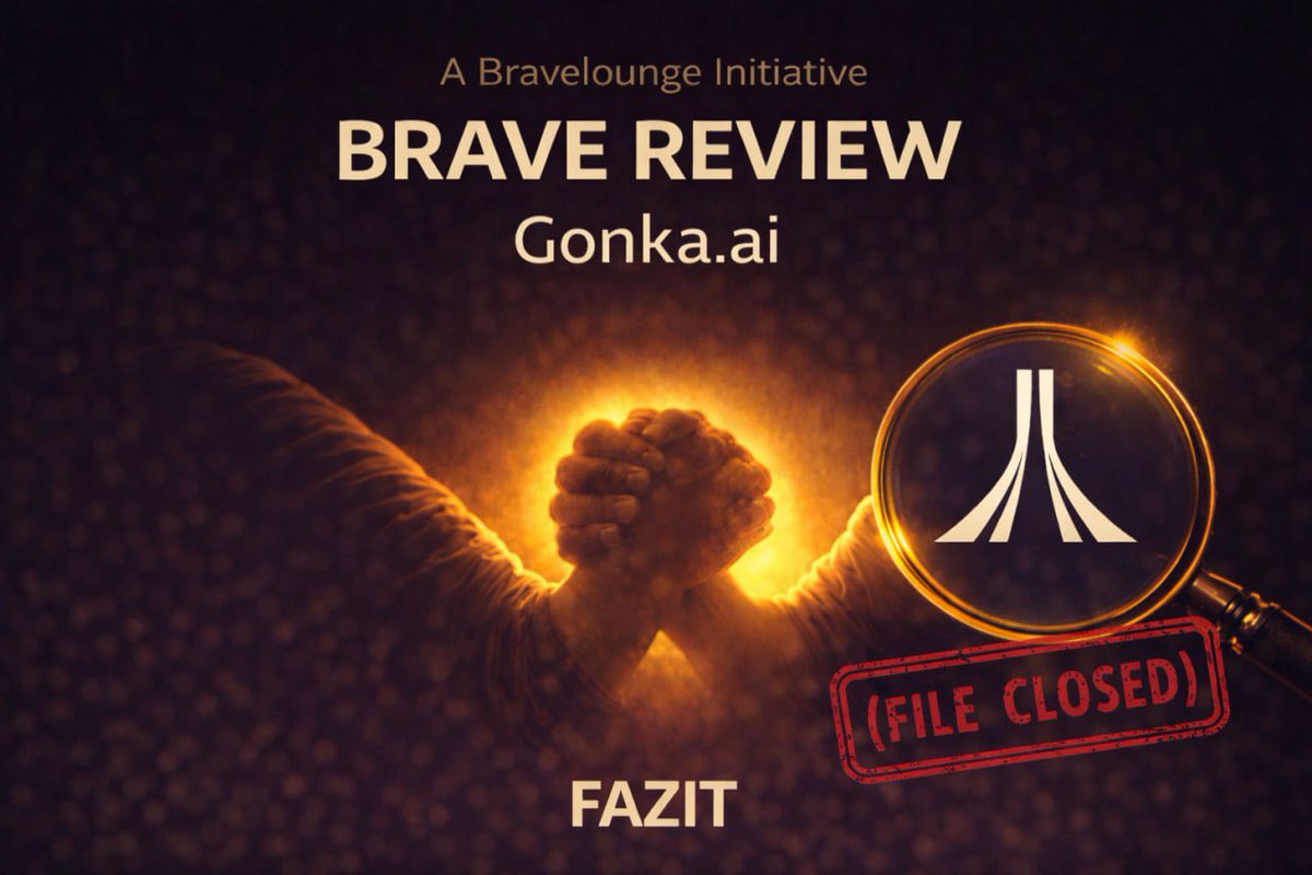 BraveLounge's tweet photo. One core question remained after the https://t.co/1oMnsyg9wF Brave Review:

If people struggle to understand a project at first contact…

is that a communication gap?

Or intentional filtering?

Bug or feature?

What do you think?

#BraveReview #BraveInside #ai https://t.co/c8Na3SqahS