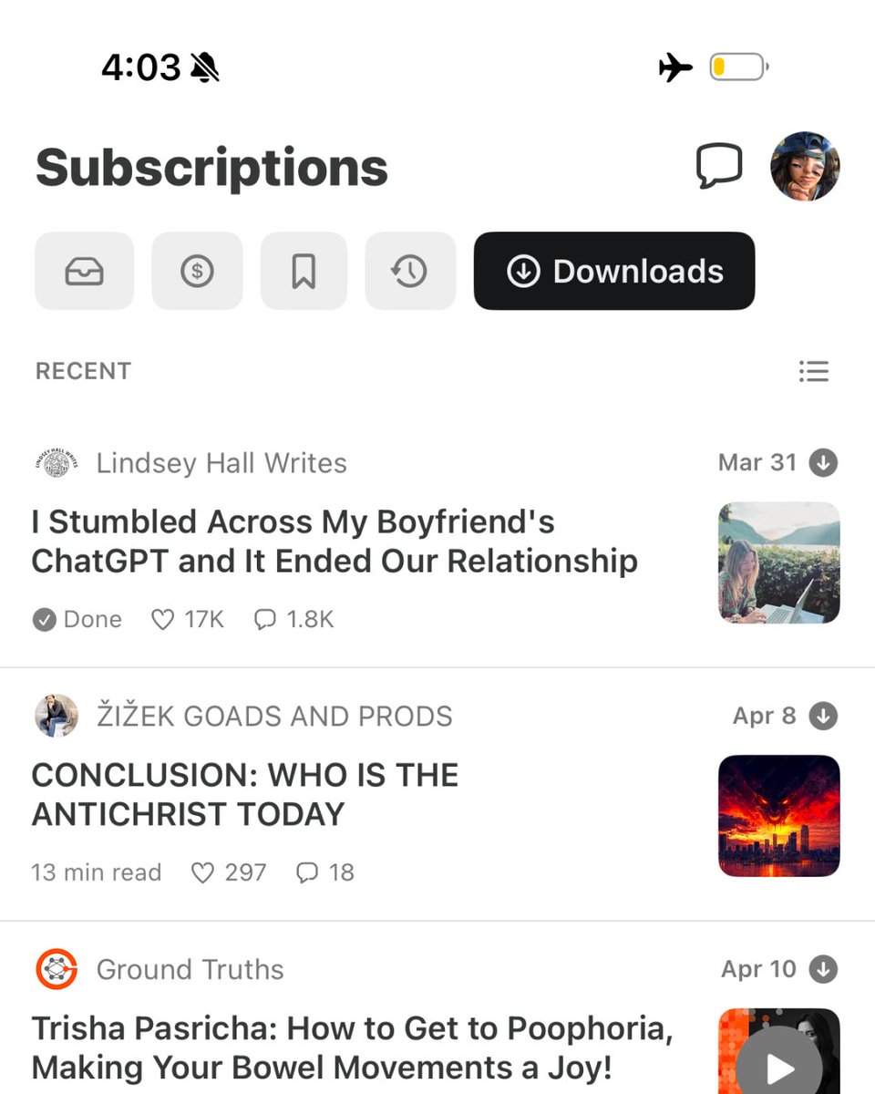 Substack tweet media