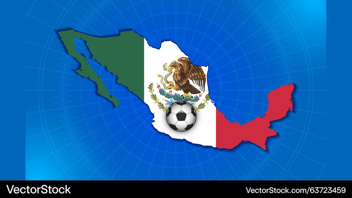 Latest Vector <a href="/VectorStock/">VectorStock</a> map mexico flag football soccer ball #VectorStock vectorstock.com/63723459