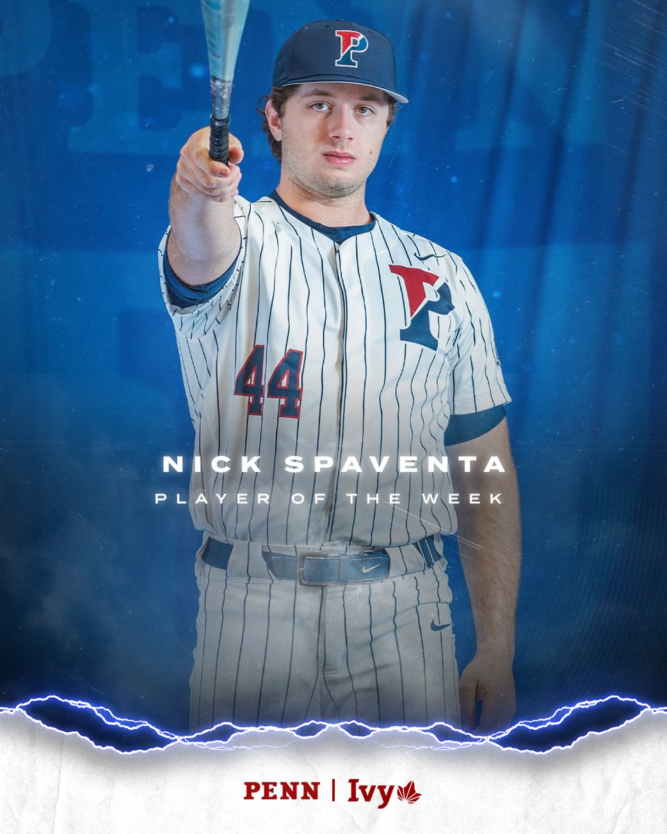 PennBaseball's tweet photo. Quakers 🤝weekly @IvyLeague awards! 

Our third week in a row with 2⃣ honors tabs Shurt and Spav for the second time this season!

📰| https://t.co/y8jTf8ITan

#QuakeShow | #FightOnPenn https://t.co/ksH8BjME27