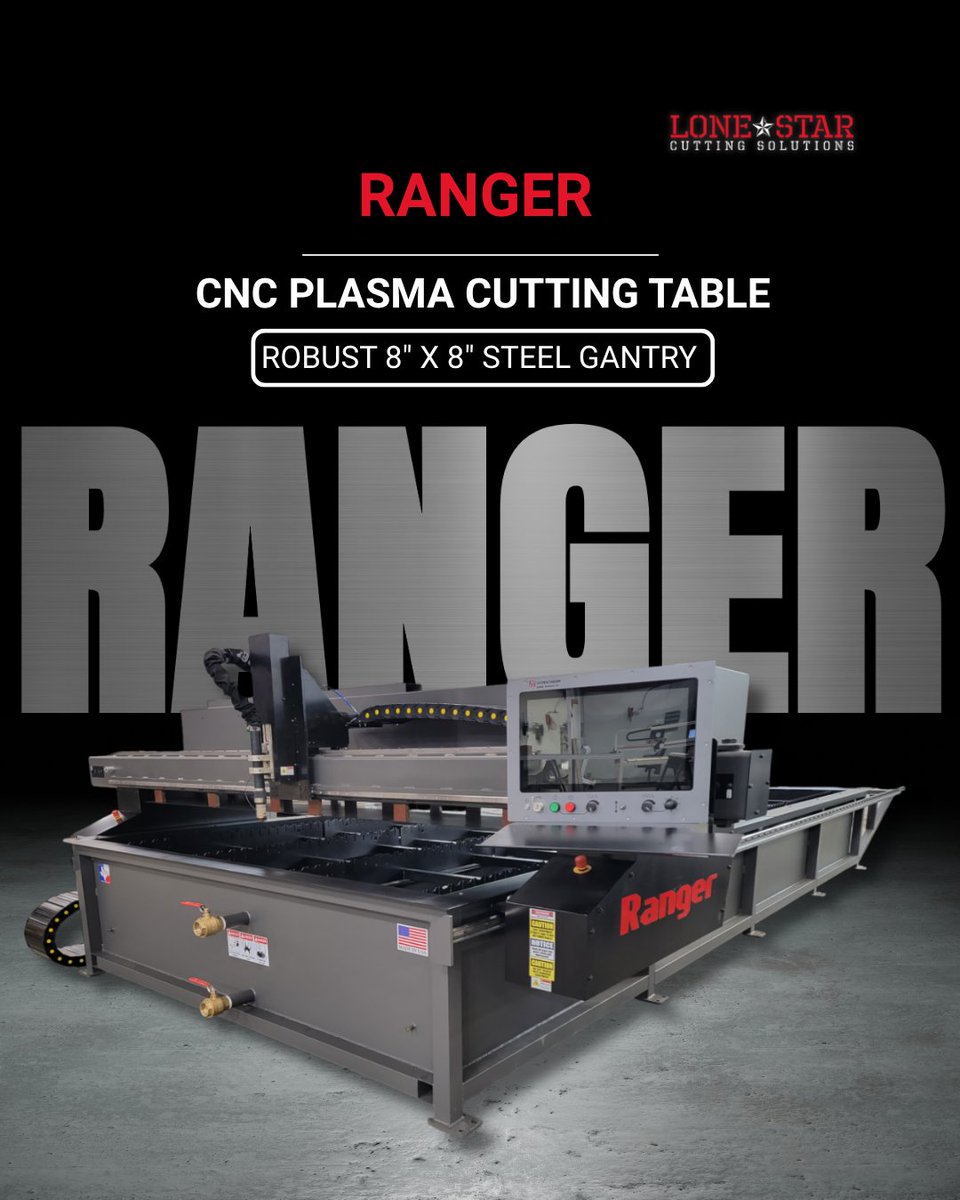 lonestarcuttin1's tweet image. When you need power, precision, and reliability, the Ranger delivers.

Ready to see what the Ranger can do for your shop? Visit our website or contact our team today.

#LoneStarCuttingSolutions #CNCPlasma #RangerTable #MetalFabrication #ShopEquipment