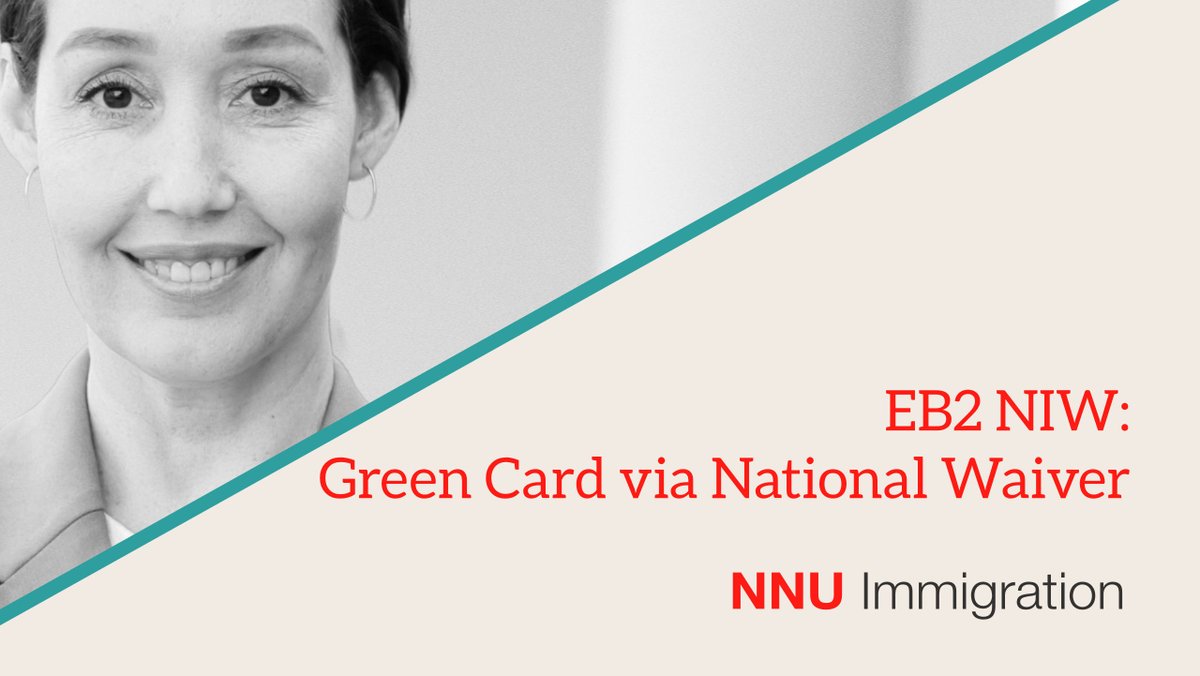 EB-2 NIW lets you apply for a US green card without employer sponsorship, but the national interest test is strict and evidence is key.

We explain who qualifies and how to prepare:

nnuimmigration.com/eb2-niw/

#USImmigration #GreenCard