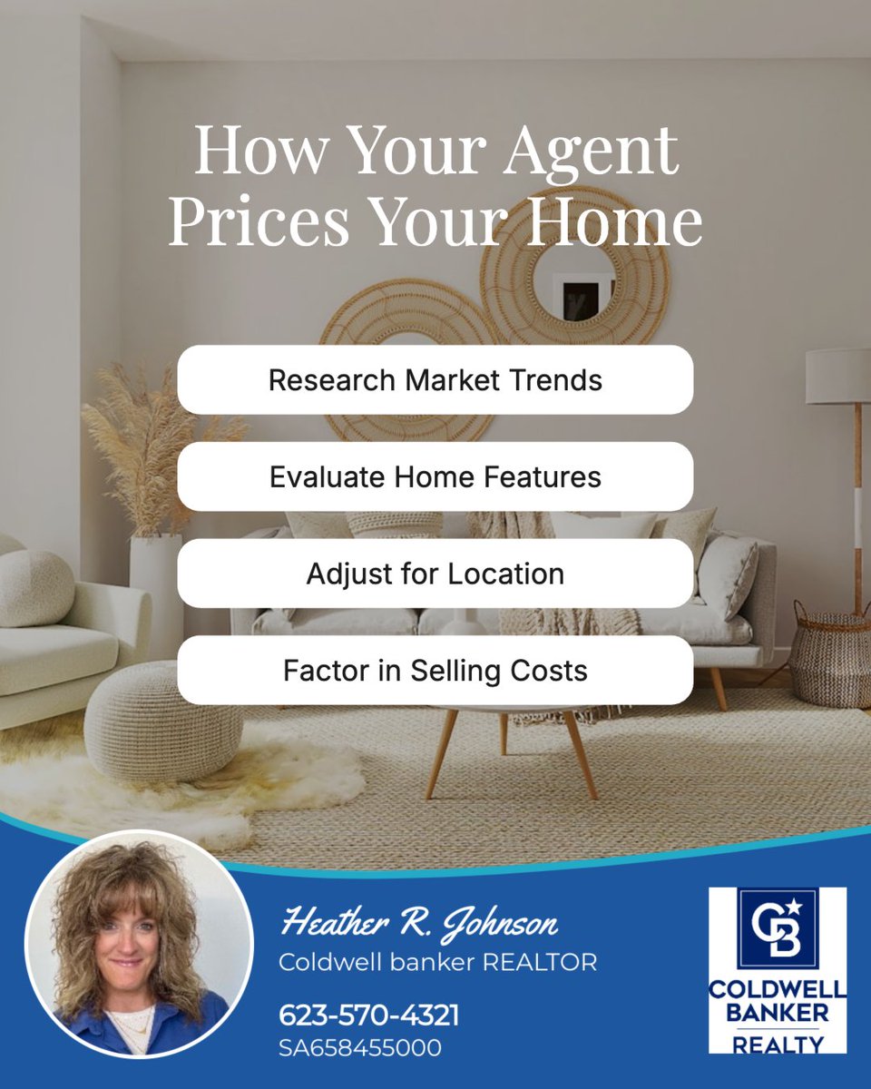 ianwoc's tweet image. Pricing a home correctly is a strategic process, and a skilled agent plays a key role in getting it right from the start.

The right pricing strategy can drive interest, generate stronger offers, and lead to a smoother sale.

#SeniorLiving #SeniorLife #SunCityWest #SunCity