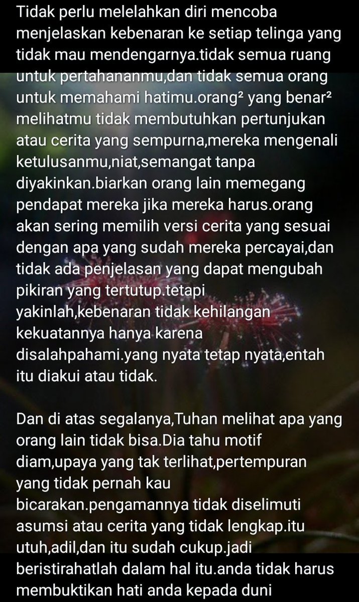 La_Manggilaa's tweet image. Kata-kata Inspiratif Kehidupan #sorotanpublik #foryou #foryoupage #motivasi #motivasihidup #motivasidiri #motivasikehidupan #inspiratifkehidupan #inspiratifstory #renunganhidup #renunganharian #renungandiri #renunganislam #renunganmalam