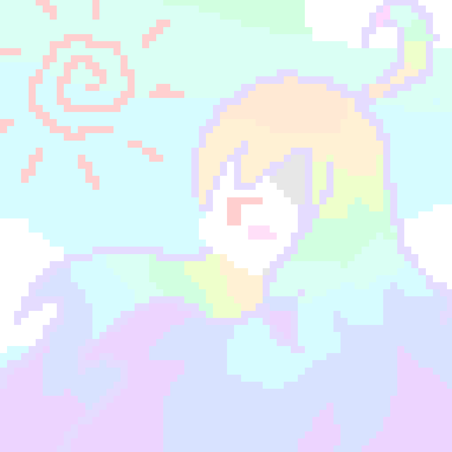 MisterDonuto's tweet photo. Doodle from memory of a painting my aunt drew me with oil paints when I was a kid. Added my own flare.

#donartbro #cheerful #pixelart #vtuber https://t.co/bDj6DsEN4M
