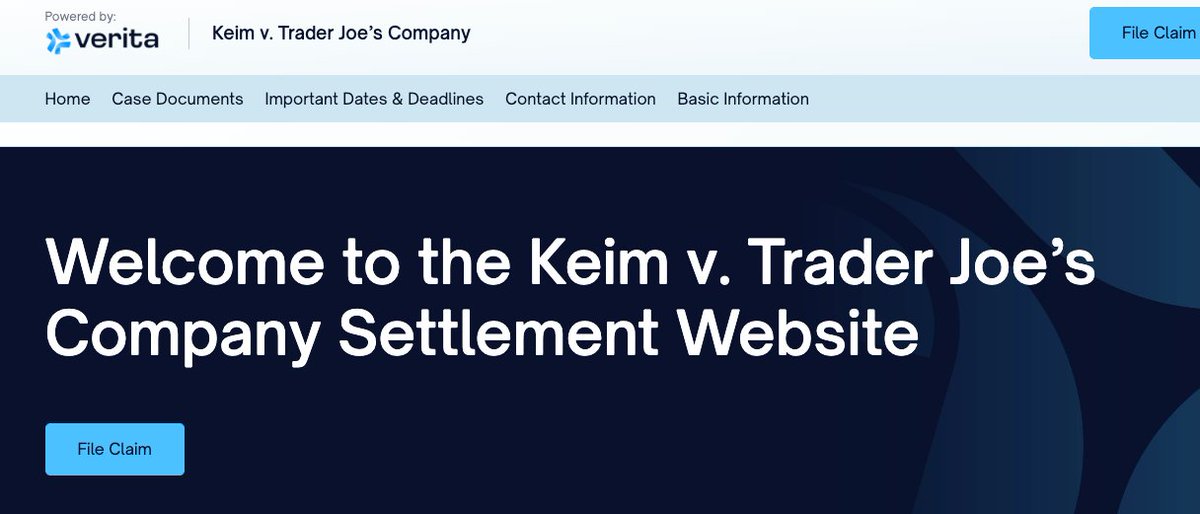 USCCStrategy's tweet image. #ClassAction #Lawsuit Trader Joe’s Class Action Settlement: FACTA Violation [3/5/19 – 7/19/19]
tj-factasettlement.com