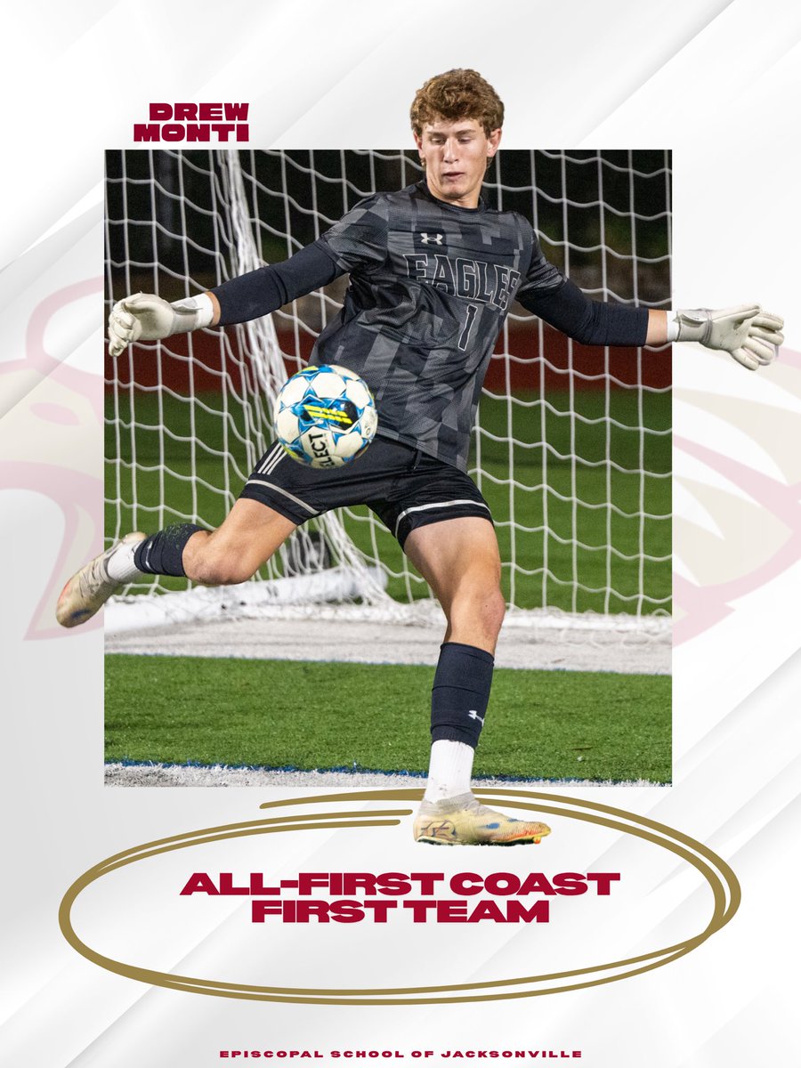EpiscopalEagles's tweet image. All-First Coast Honors 👏

Congratulations to Drew Monti, Charlie DeVooght, Robert Adams, and Cade Cummings of Episcopal Eagles Boys Soccer on being selected to Jacksonville.com’s All-First Coast teams.

#GoEagles 🦅