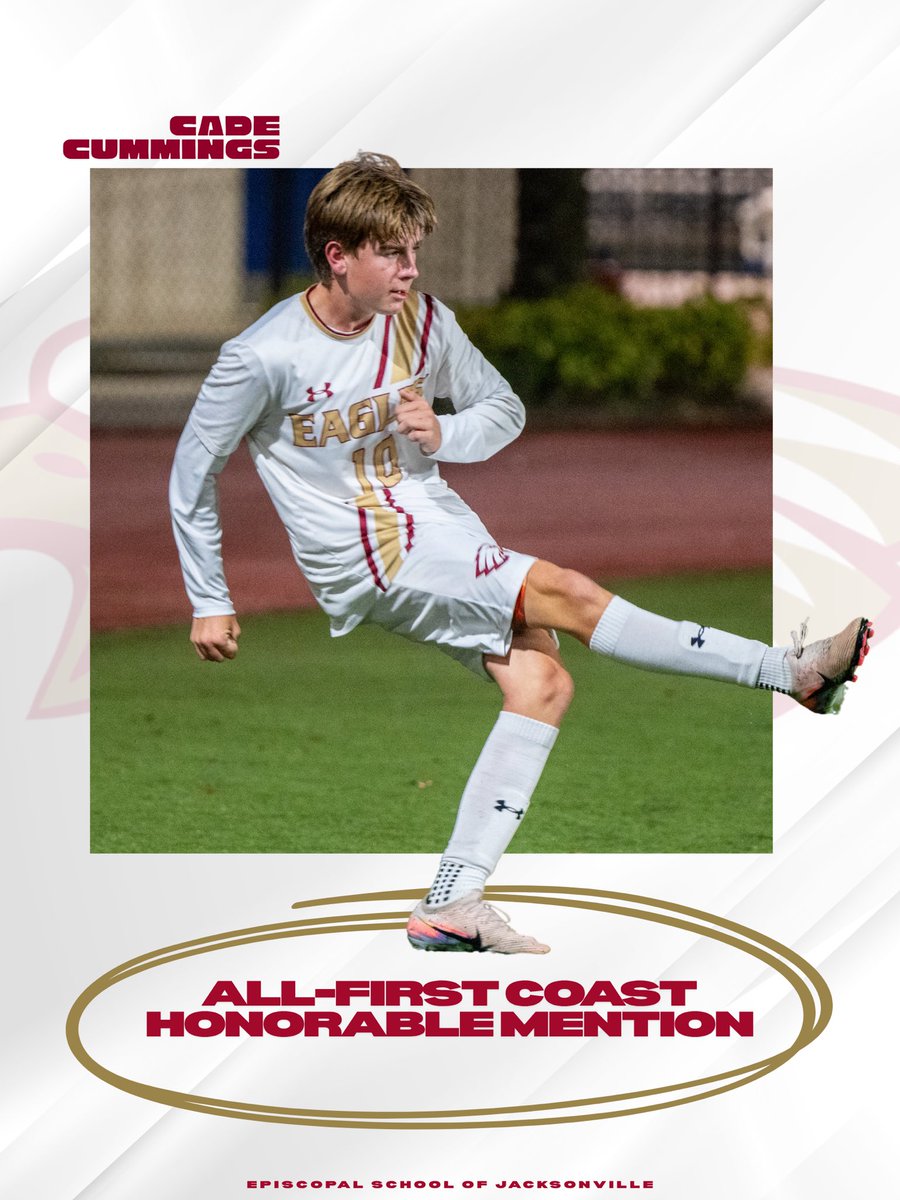 EpiscopalEagles's tweet image. All-First Coast Honors 👏

Congratulations to Drew Monti, Charlie DeVooght, Robert Adams, and Cade Cummings of Episcopal Eagles Boys Soccer on being selected to Jacksonville.com’s All-First Coast teams.

#GoEagles 🦅