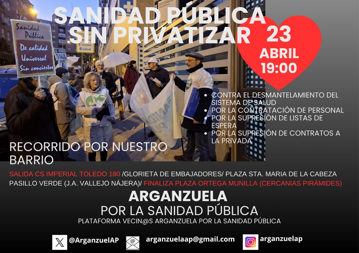 PlataformArganzuela por AP y SUAP tweet media
