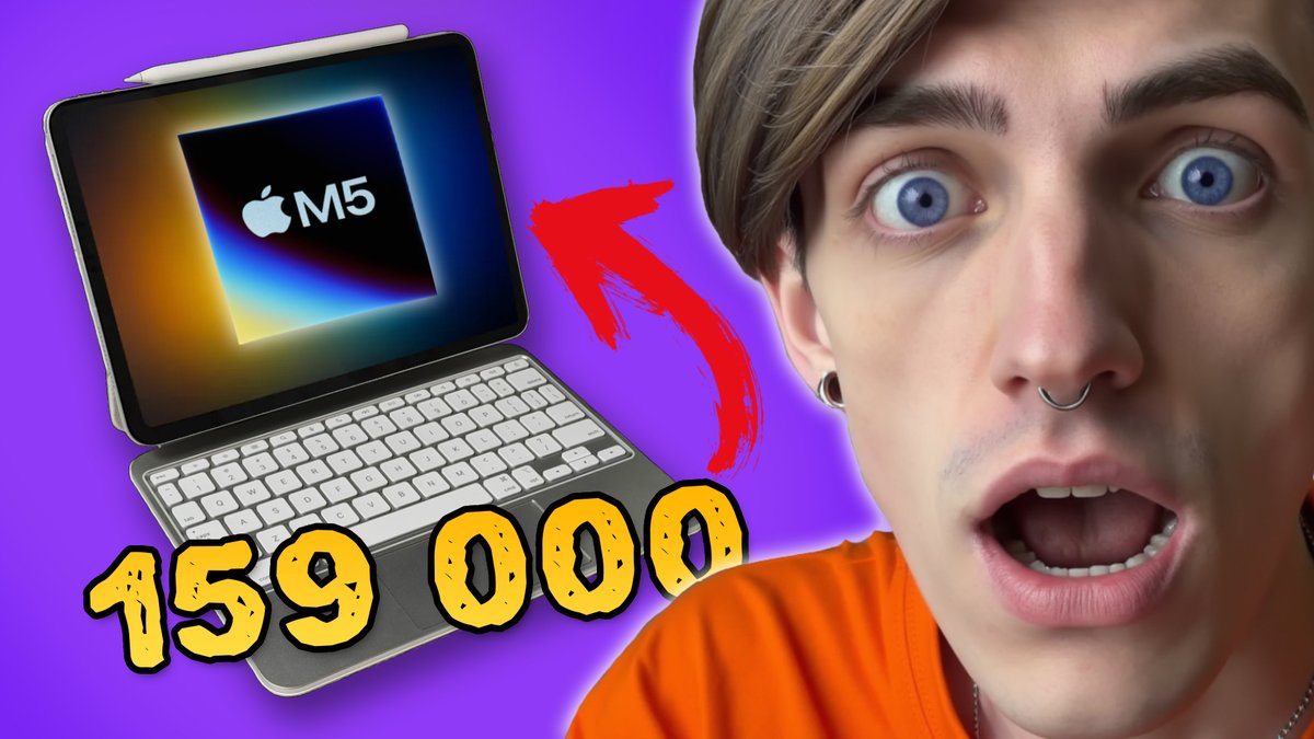 VasyaCoperfield's tweet photo. 💰159 000 грн за iPad Pro 11 M5 з аксесуарами

За ці гроші можна купити MacBook Pro. А я обрав iPad 😎 Жалкую? 😳

У новому відео розповідаю:
✅ Чи замінить MacBook?
✅ Яке покриття скла обрати?
✅ І чи купив би я його ще раз?

📺Дивись тут: 👉 https://t.co/gxcdgdDu36

#iPadProM5 https://t.co/Y9o4CtcyxJ