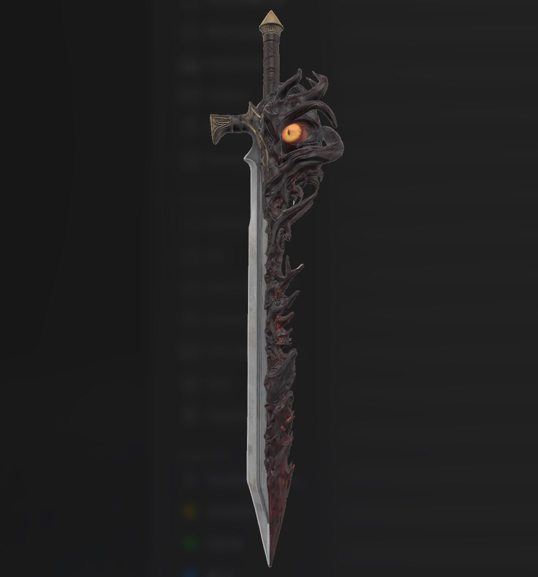 printsncode's tweet image. Nexovora, Parasitic Sword
A blade invaded by an unknown entity.
Half steel, half living organism.
Concept design created with ChatGPT
Model generated in Hitem3D
100% printable
Scale: 100 cm 
🔗 hitem3d.ai/share/3d-model…
#Anycubic #Hi3D #Hi3DWeaponDesign 
@anycubic3dprint @Hitem3D