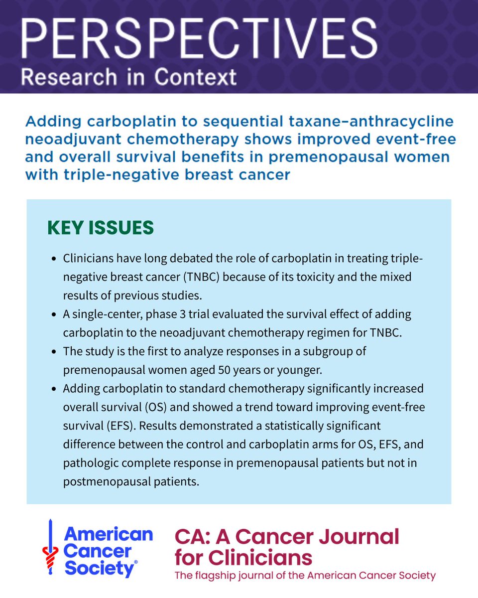 CA: A Cancer Journal for Clinicians tweet media