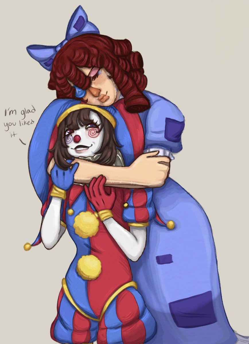 Octosopa's tweet image. Was drawing some jesterdoll and decided to add some context  
I love them so much 🥹
#jesterdoll #ragapom #buttonblossom #tadcfanart