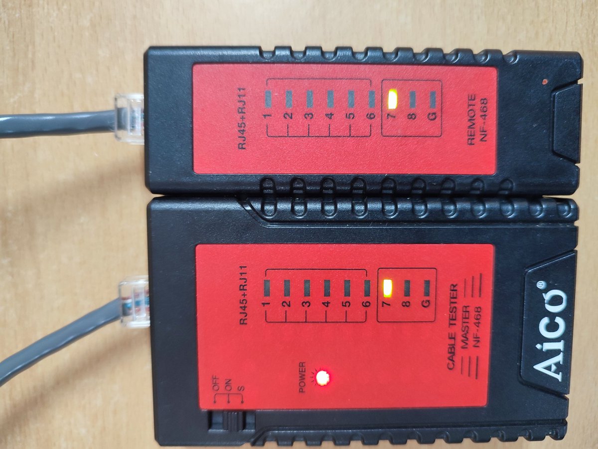 EmpressCyberr's tweet image. Been a while since I posted🤗

Quick one - crimping an Ethernet cable today. Not new to this, but it’s a skill you keep using in networking.

T568B: W/O, O, W/G, B, W/B, G, W/Br, Br
Crimp → Test → Done 

Small skills, big impact.

#Networking #CCNA #Tech