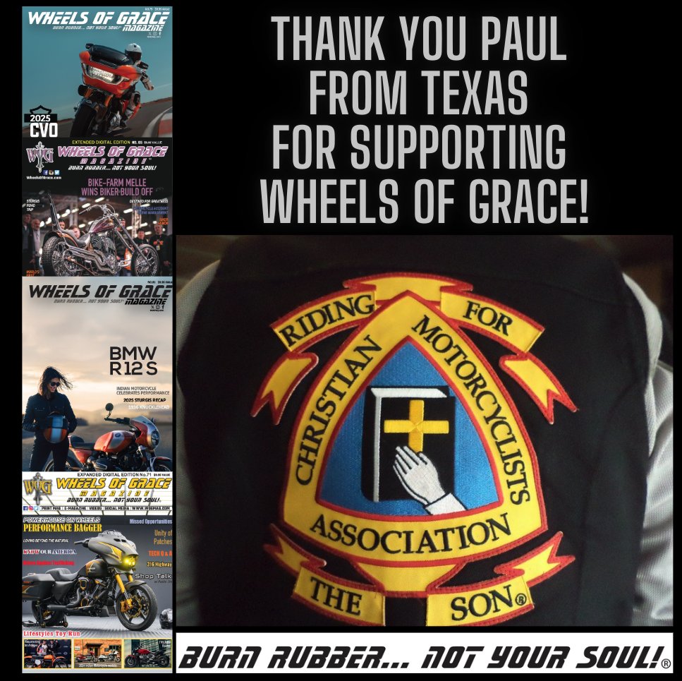 wheelsofgrace02's tweet image. #magazine #texas #subscription #bikers #christianliving #christianbikers