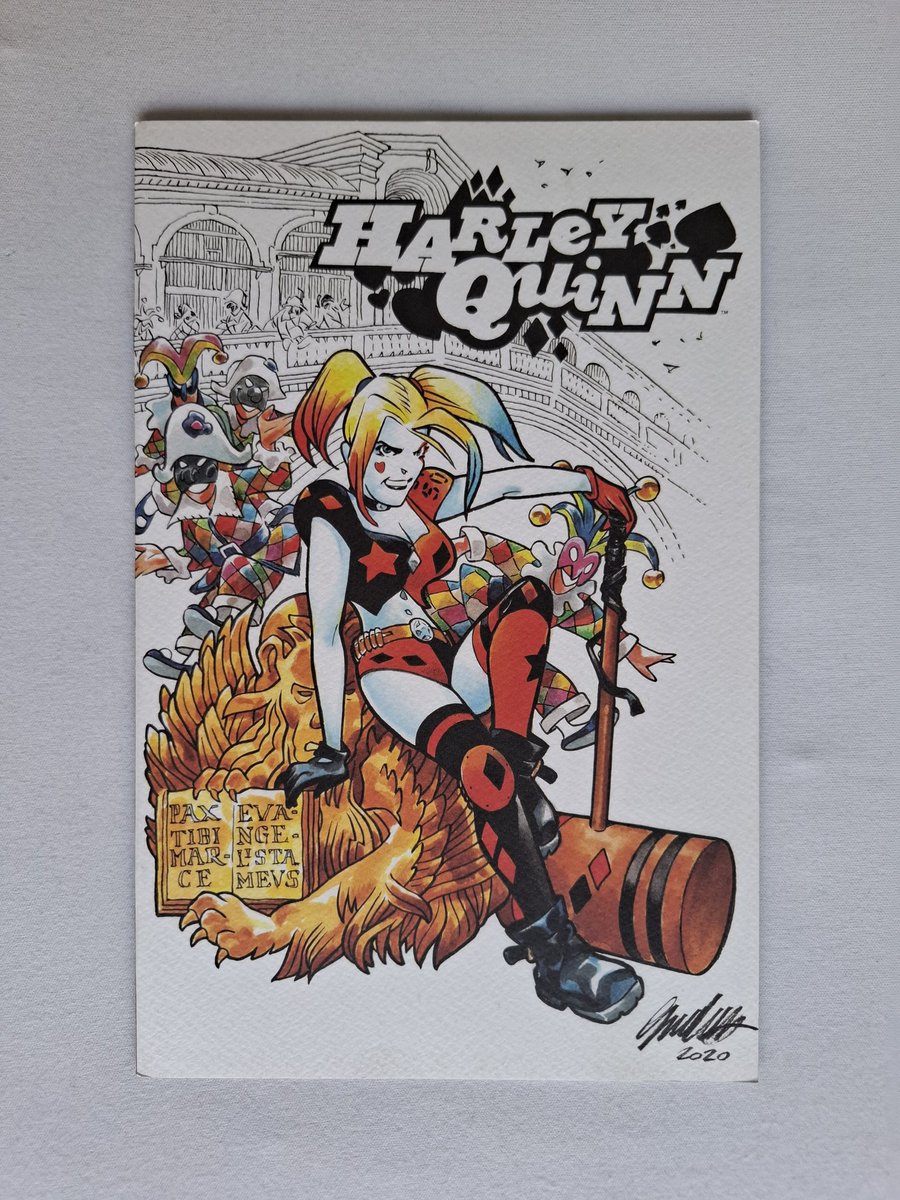 AmraSeldon's tweet image. Un fumetto ogni sera... 

Harley Quinn #1 
Panini Comics, Giugno 2020 

Copertina Esclusiva di Giorgio Cavazzano 
Venezia, Ponte di Rialto 
City Edition &amp;amp; Museum Edition Variant

#ElsMeusComics 
#Fumetti