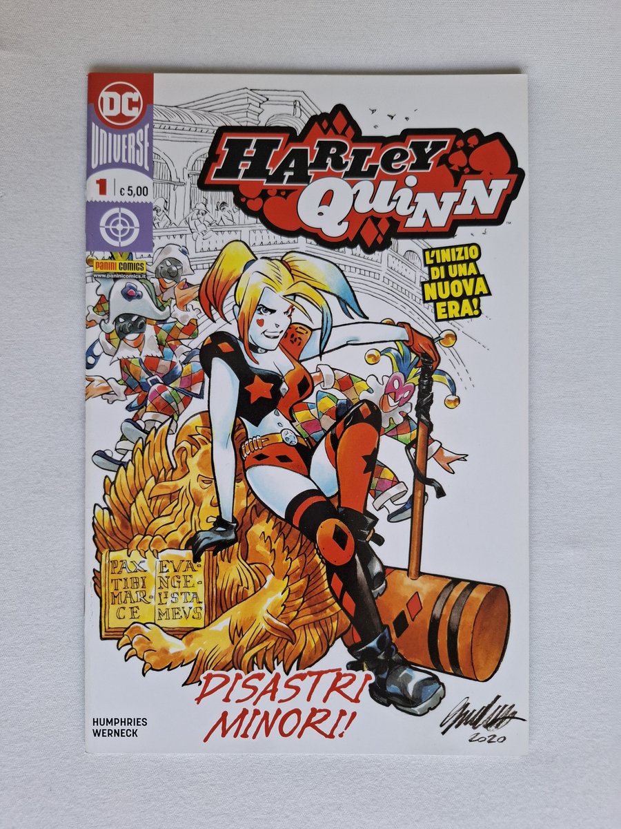 AmraSeldon's tweet image. Un fumetto ogni sera... 

Harley Quinn #1 
Panini Comics, Giugno 2020 

Copertina Esclusiva di Giorgio Cavazzano 
Venezia, Ponte di Rialto 
City Edition &amp;amp; Museum Edition Variant

#ElsMeusComics 
#Fumetti