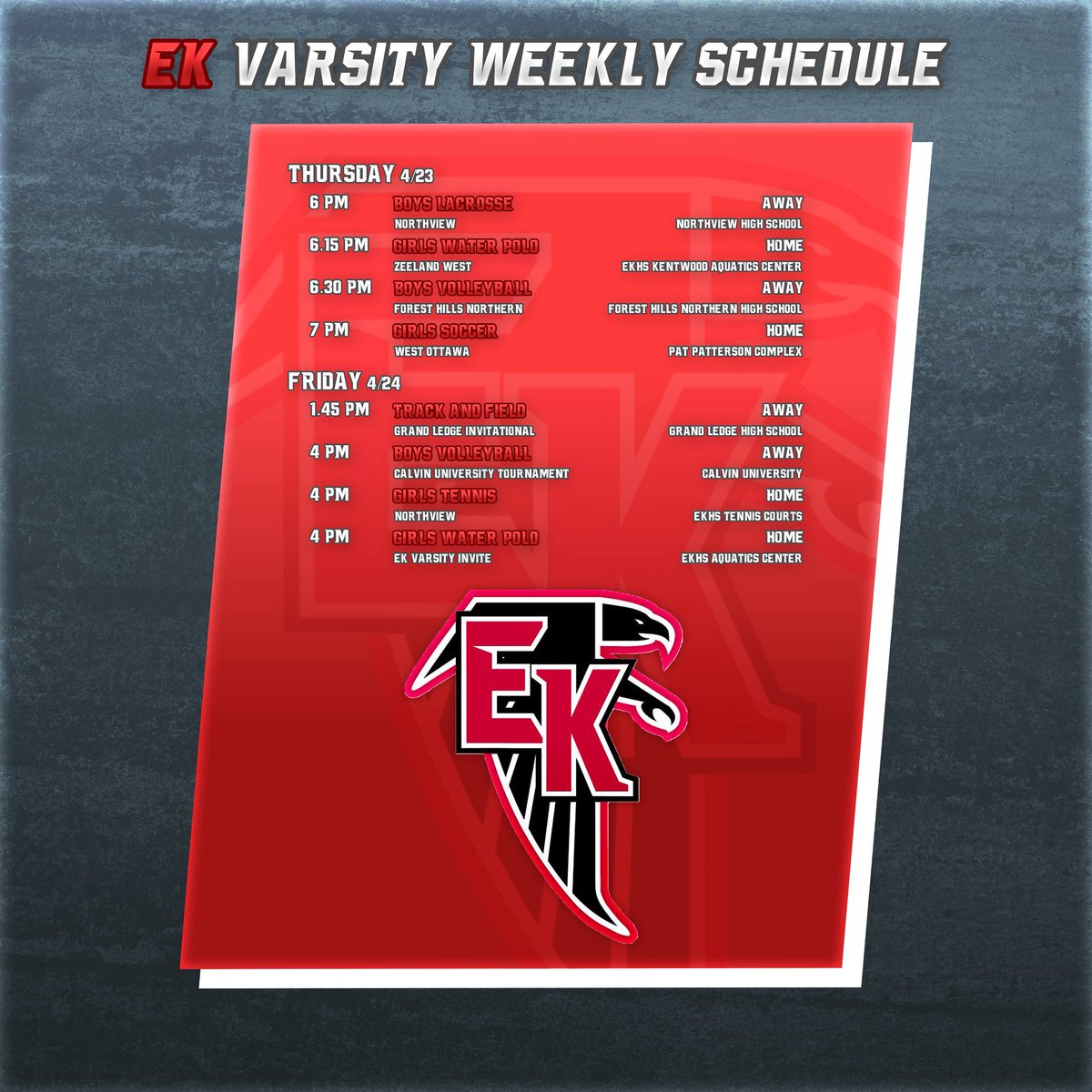 East Kentwood Athletics tweet media
