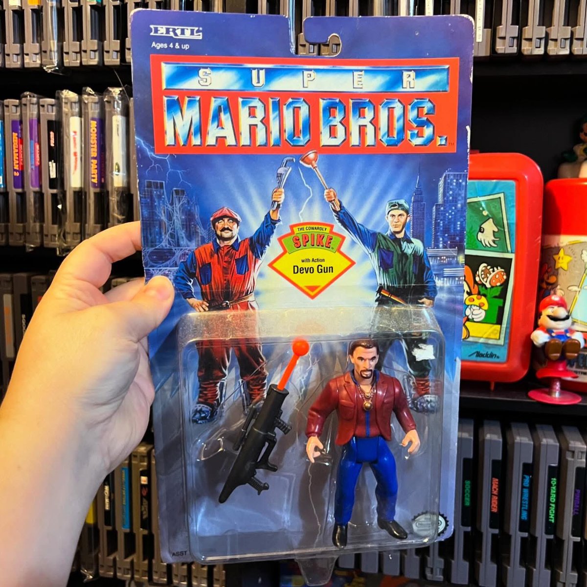 GamerAhmer's tweet image. These are all just a little creepy. Which is your favorite? #supermariobros #mariobros #90s #actionfigures #toys