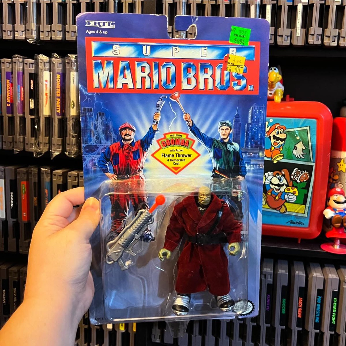 GamerAhmer's tweet image. These are all just a little creepy. Which is your favorite? #supermariobros #mariobros #90s #actionfigures #toys