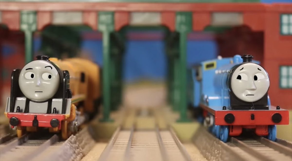 ceilingfan87's tweet photo. for those who haven’t seen it yet, Pieces and Quiet, my Trackmaster series from 2021, is finally back! 

After many years, I’ve decided to start it over from scratch with a much more satisfying story, slight change in tone, and no more ARG elements. https://t.co/HpTrcgtQwp