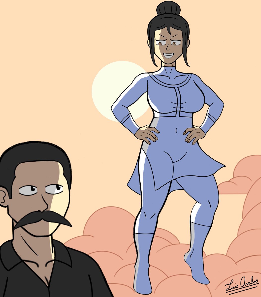 LuisAvalosEnt's tweet image. Vilturmite Hway-Yingg meets Yuchen, this is how Viltrumite Chao was conceived. Have a blank version with only au Hui-Ying, I had fun drawing the background for this.

#au #ocs #invincible #vilturmite