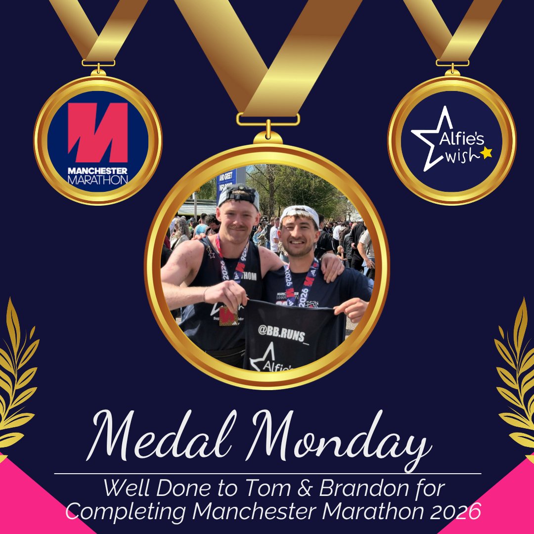 alfies_wish's tweet image. A huge thank you to everyone who ran the Manchester Marathon for Alfie's Wish this weekend! 🎉 Your dedication is inspiring and has raised vital funds for children with cancer. We appreciate your support! 💖🏃‍♂️🏃‍♀️ #ManchesterMarathon #CharityRun #AlfiesWishes