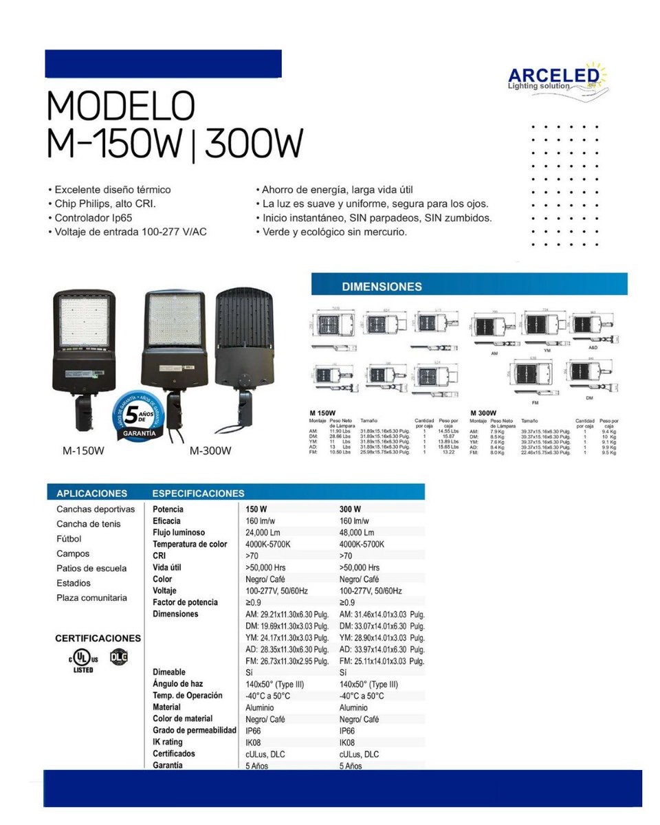 arceiluminled's tweet image. 💡 Modelo: M
🔅 Potencia: 150-300W
👉 Aplicación: Canchas deportivas, campos, patios de escuela, estadios &amp;amp; plazas comunitarias.

Cotiza con nosotros: 
3327993806 / 3315837691

#iluminación #luminaria #led @seguidores @todos @destacar