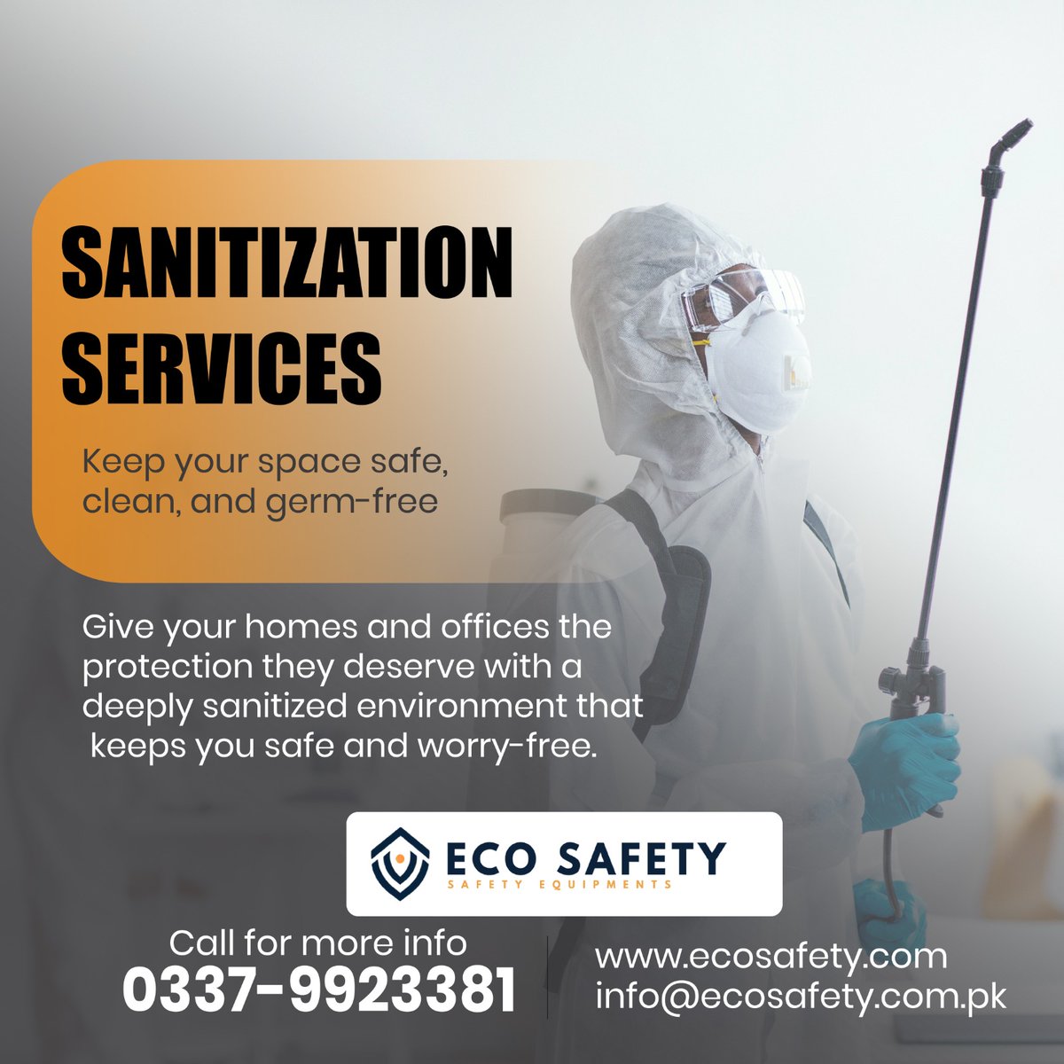 ecosafetypk's tweet image. Protect your home &amp;amp; workplace with professional sanitization
✔ Kills harmful bacteria &amp;amp; viruses
✔ Safe for families &amp;amp; staff
✔ Ideal for homes, offices &amp;amp; commercial spaces
#BookNow #StayProtected #SafeHomes #HealthyWorkplace #StopGerms #CleanLiving