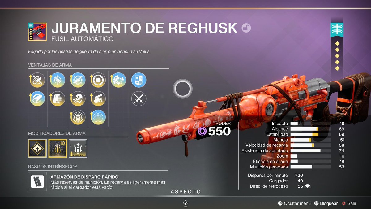 MundoDestiiny's tweet image. Godroll para PvP ✅ | #Destiny2
