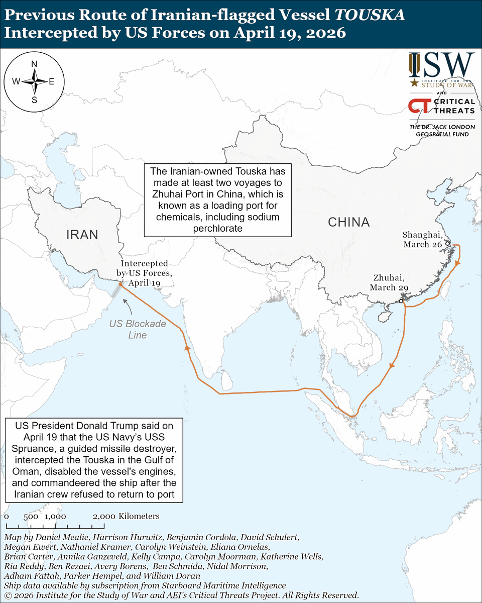 Institute for the Study of War tweet media