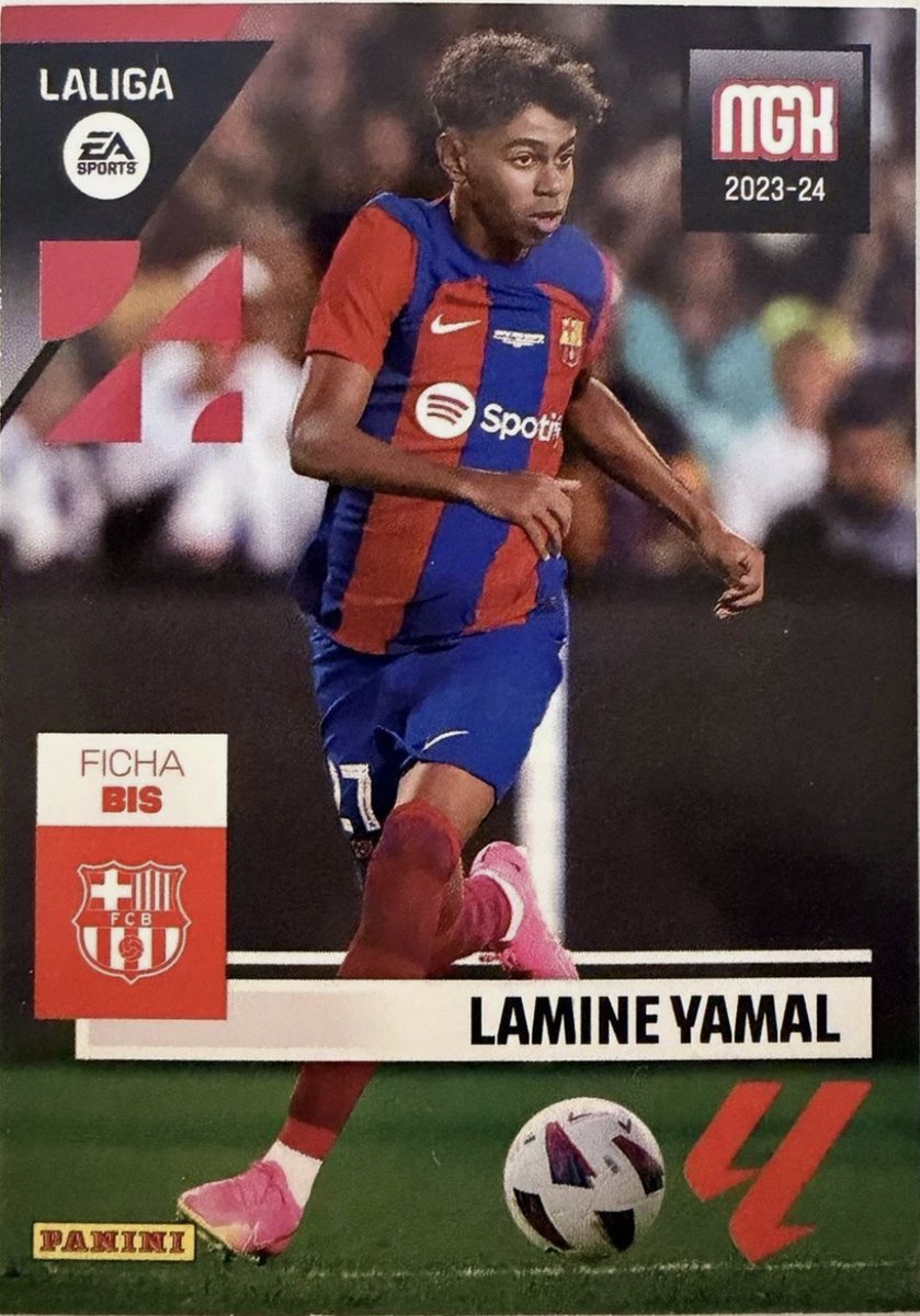 Yamal_108_Bis's tweet image. Lamine Yamal Card Print Estimate for its True Rookie Card Paniini 2023/24 Megacracks 108 Bis is maybe 20K and 5k in current  circulation!

18 Year old Lamine Yamal is a living Legend.
 #Yamal #LivingLegend 

Could each card hit a minimum of 100K?

The Modern Day Treasure Hunt.