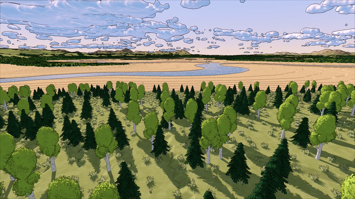 lisyarus's tweet image. River generation progress: fixed the "aqueducts" and weird mountain cutoffs, added occasional sand river banks. Still got a ton of issues to solve, though 😅

#indiedev #gamedev #indiegames