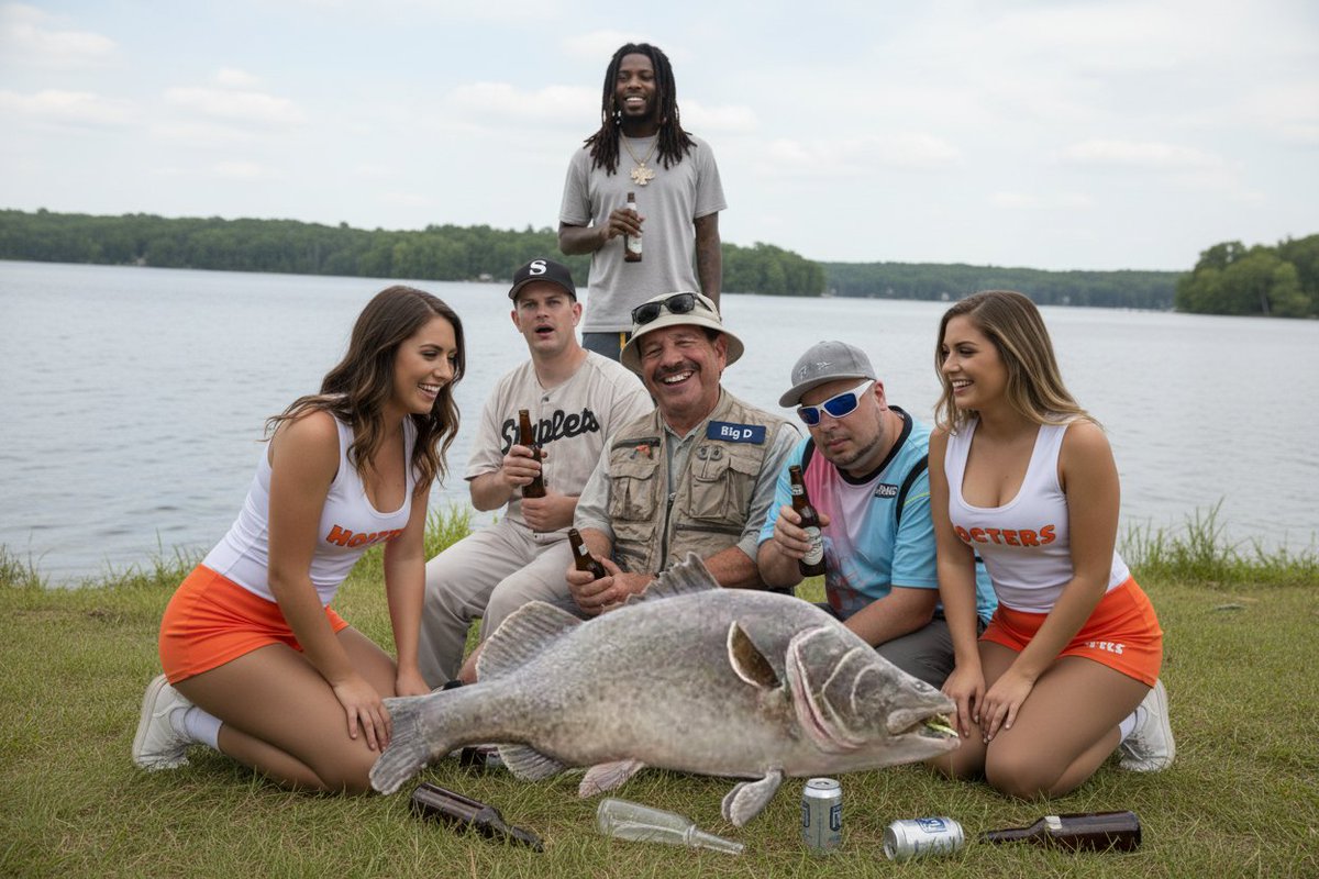 DaytonaDennis88's tweet image. long fishing trip but it was worth it. @acouplabeers and @BigDanMill94 got the LARGE NOSED CARPET CROCKER! we pulled our boat ashore and sure as shit the man himself...CHIEFFF KEEF! so what did BIG D do? call up Diamond and Sapphire from HOOTERS! CHIEF brought the flower! #hoot