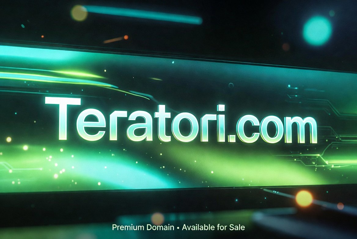 domaindepth's tweet image. Teratori.com is officially AVAILABLE for acquisition. 

With "Tera" representing massive scale and a catchy rhythmic flow, this premium .com is perfect for #CloudComputing #BigData or #AI startups.

✅ Short &amp;amp; Memorable ✅ Global brand appeal ✅ Strategic .com