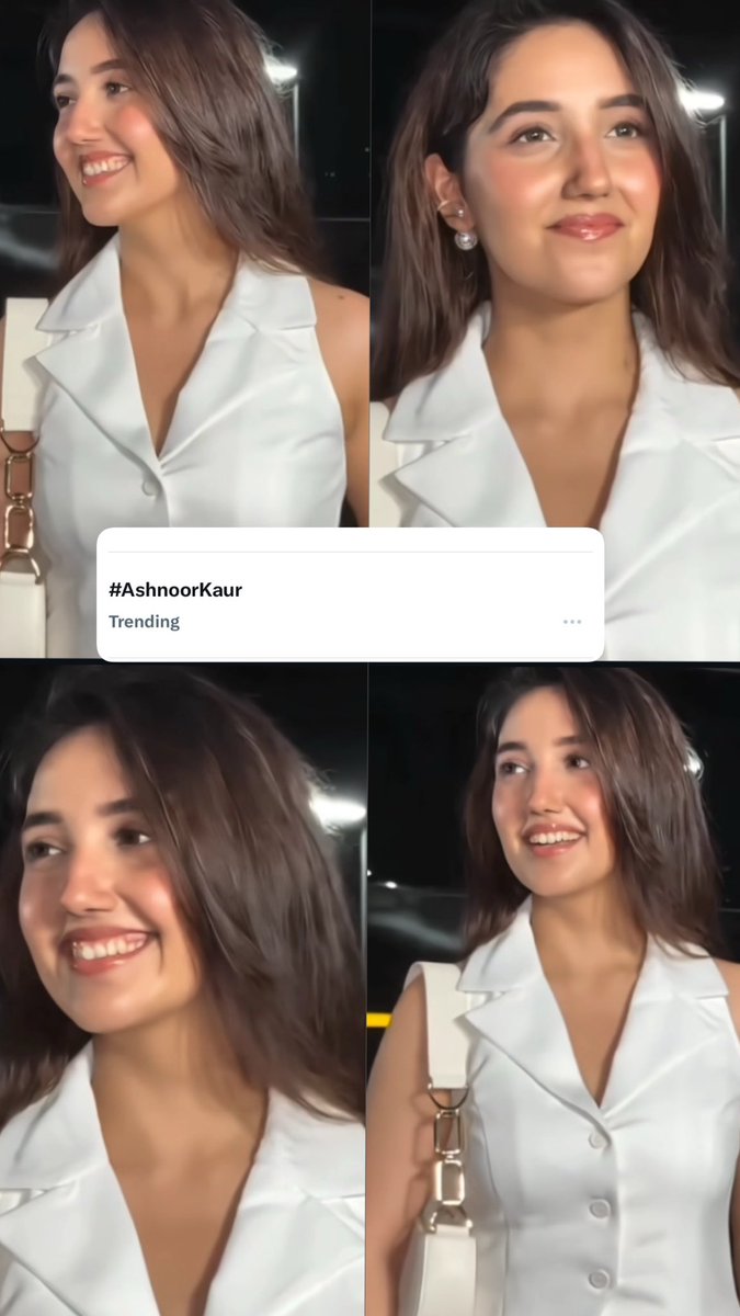 Serving soft glam + main character energy ✨🤍  POV: you just walked into your own trend 🔥
#AshnoorKaur #Ashnoorians