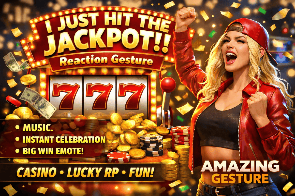 Amazing_Gesture's tweet photo. 🎰 I JUST HIT THE JACKPOT 💰

Just released a GREAT VICTORY ENERGY! Reaction gesture!

Type it. Hit it. Celebrate like a real winner.

👉 Marketplace: https://t.co/vscm5OBISG

#SecondLife #SL #Gesture #Casino #Jackpot #RP #Funny #AmazingGesture https://t.co/6aDpjvNWtz