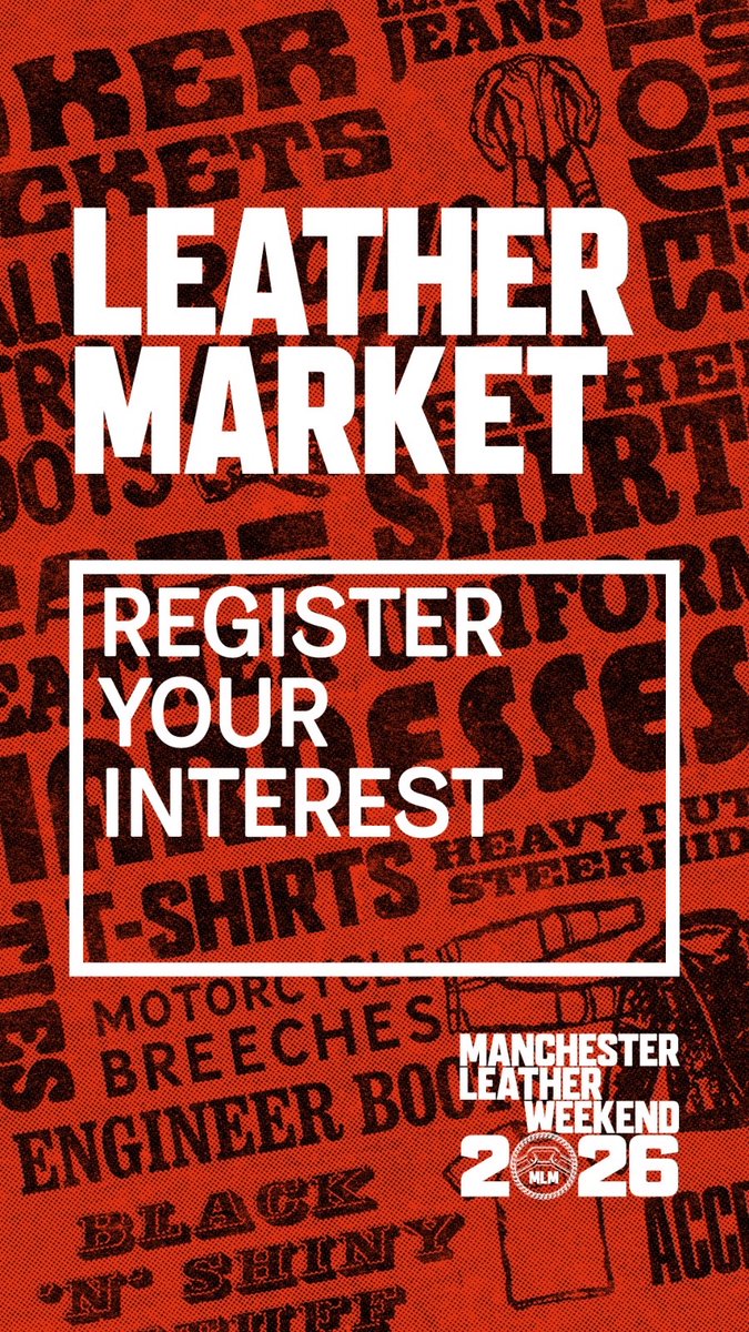 ManLeathermen's tweet photo. BE PART OF OUR AMAZING WEEKEND! 
We are looking for vendors to be part of our MLW2026 market. Check link below

https://t.co/fAvBRzQwV3 https://t.co/YJzJV7yVwA