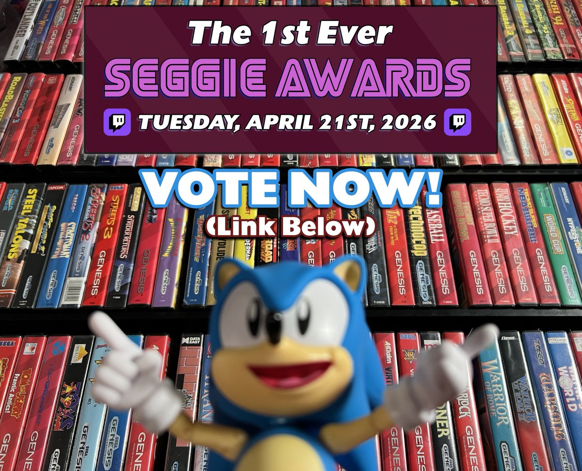 GtoTheNextLevel's tweet image. Hey yall! ICYMI: my 3-year Growing Up Genesis A-Z Tw*tch journey is coming to a bittersweet end.

BUT we're capping off w/ *The 1st Ever Seggie Awards*: a Best/Worst Of Awards Ceremony of the games that made experiencing the library a blast &amp;amp; YOU can vote on them!

Peep Below 👇