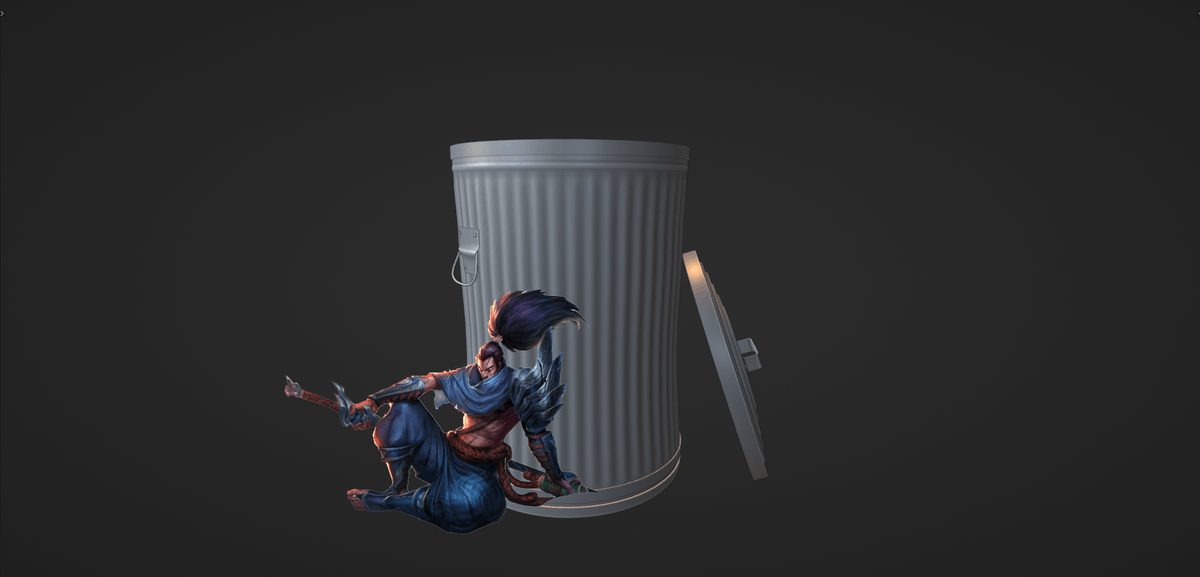 LazyOmarZ's tweet photo. Guys i just made a trash can 
#b3d #3dart https://t.co/G2DGvRtyXx