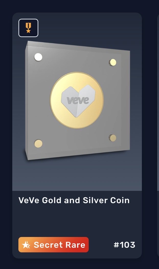 CaptainVEVE's tweet image. Finally I got my MCP Points together to craft my Gold &amp;amp; Silver Coin ⭕️ 

Without OMI staking this wouldn’t have been possible. Cheers to the OMI Staking. 

Now I am just waiting for my physical coin … 👀 #wen 

@ecomi_ @veve_official @DavidYuNZ @FosterHilt