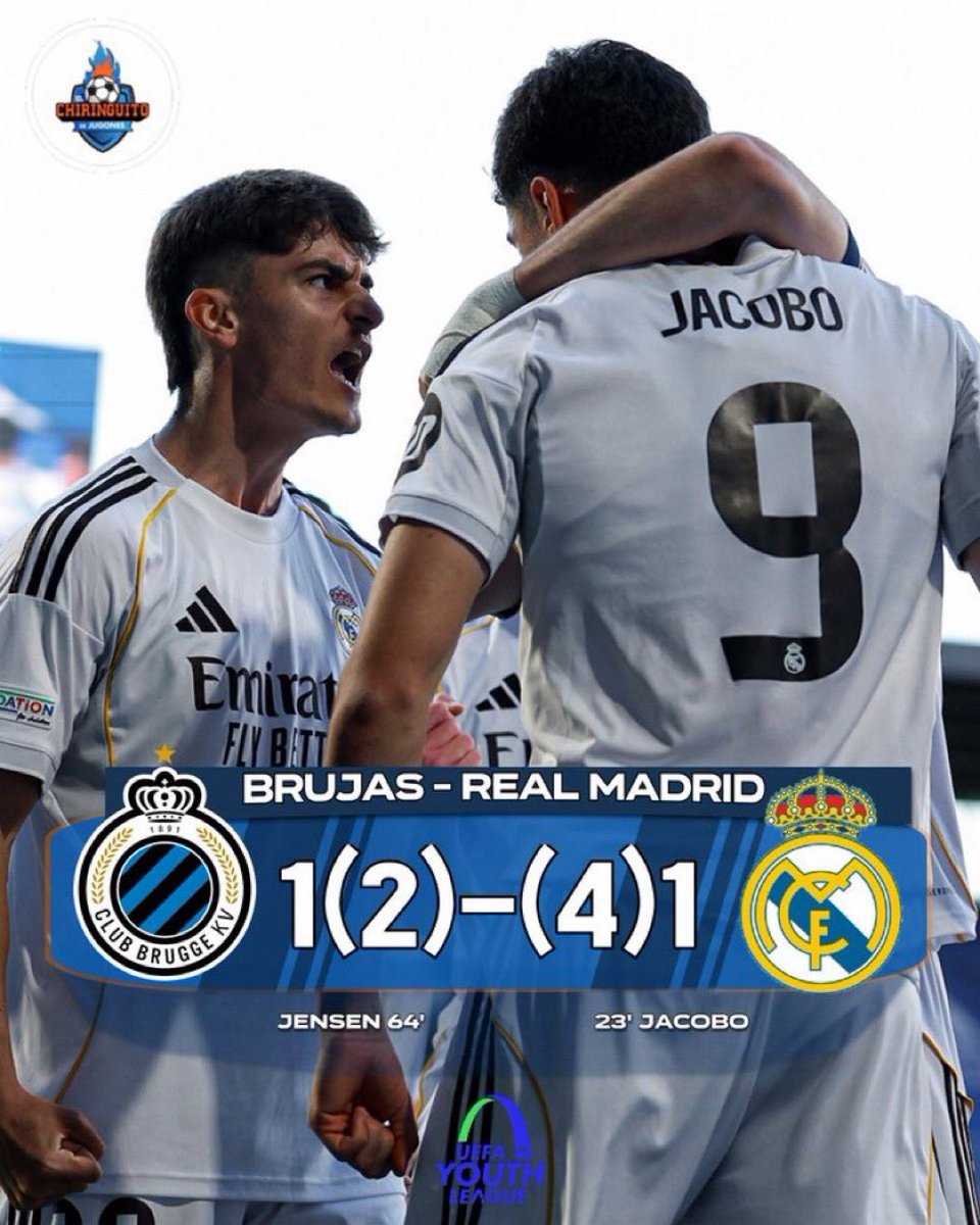 BREAKING🚨: Real Madrid youth team are champions of the UEFA Youth league!!!