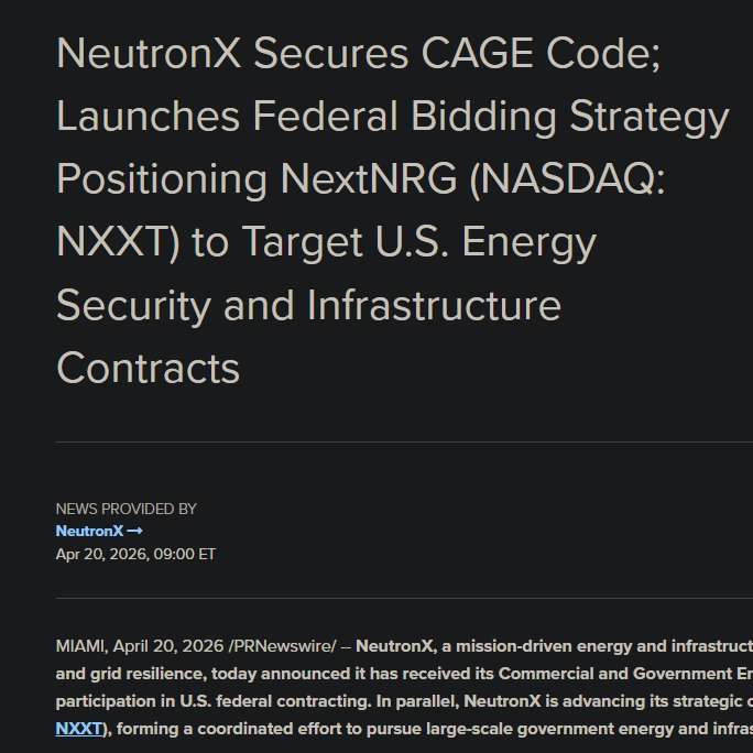 KathrynRob69836's tweet photo. Because of the oil crisis, the market could still see more surprises in fuel prices.

For $NXXT, that matters a lot, because even a simple calculation shows strong numbers: 28 million gallons at $2.90 equals $81.2M, and at $4.13 it becomes $115.64M.

On top of that, today’s news about NeutronX and access to federal bidding is another possible driver.