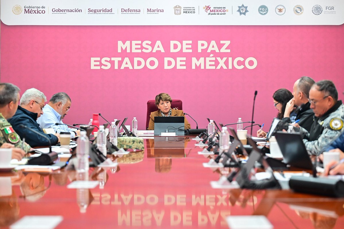 delfinagomeza's tweet image. En el #EdoMex contamos con una disminución de 40 % en la incidencia en delitos de alto impacto, un logro histórico en la entidad. 

Como todos los días, en la Mesa de Paz revisamos las cifras que publica el Secretariado Ejecutivo del Sistema Nacional de Seguridad Pública, donde