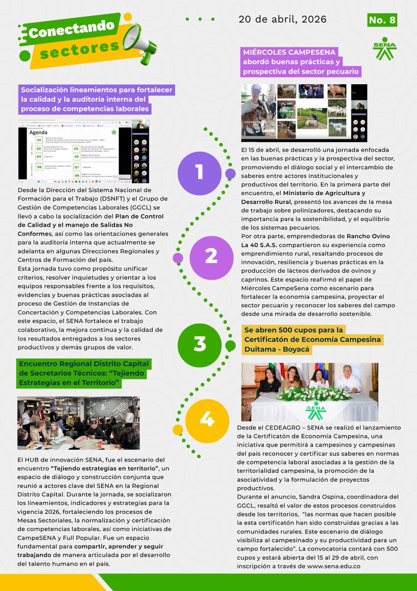 Mesas Sector Comercio y Servicios tweet media